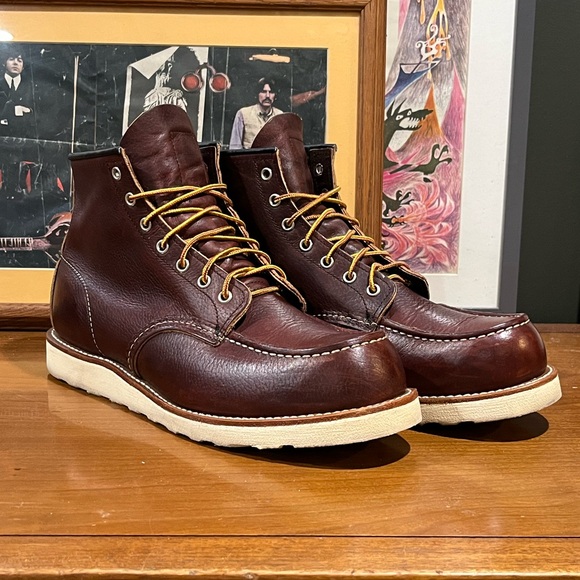 Like-New Red Wing Heritage Classic Moc Boots in Briar Oil Slick Leather - 8138 - Picture 5 of 8